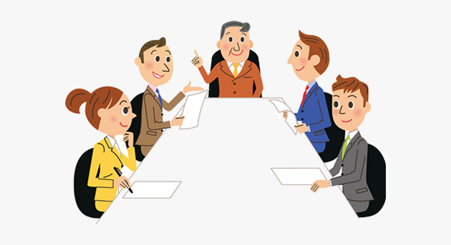 Staff Meeting Clip Art, Transparent Clipart