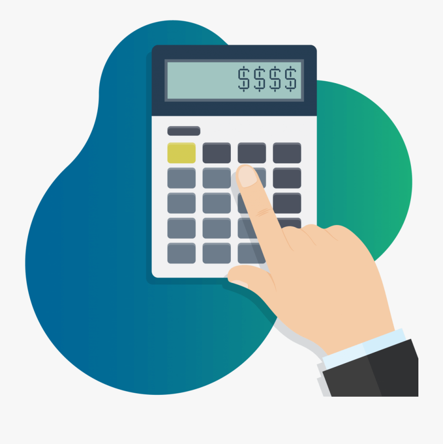 Calculator Flat Design, Transparent Clipart