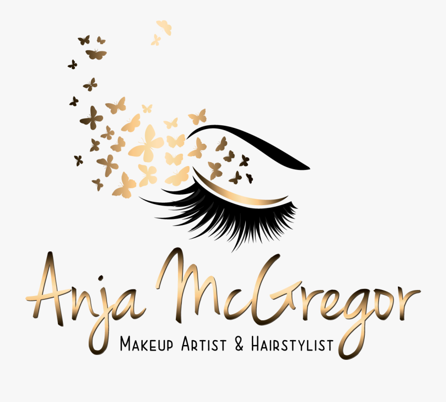 Angel Lashes Logo, Transparent Clipart