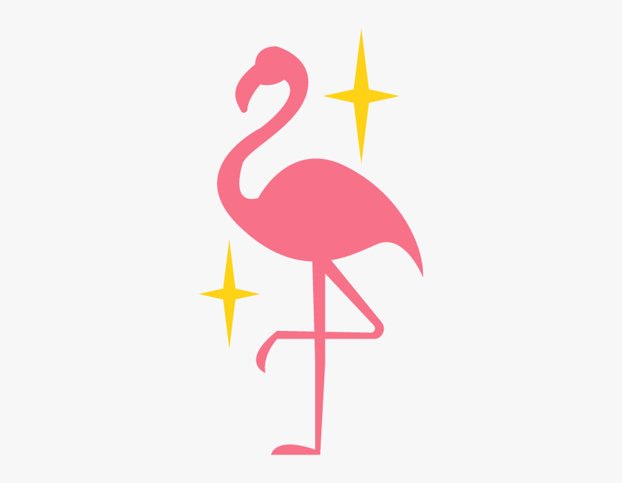Flamingo Stilizzato, Transparent Clipart