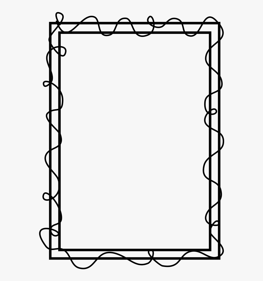 Borde Doodle Borders, Page Borders, Borders For Paper, - 100 Days Of School Workout, Transparent Clipart