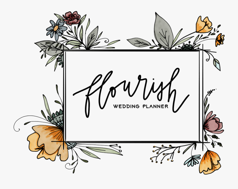 Flourish Wedding Planner - Illustration, Transparent Clipart