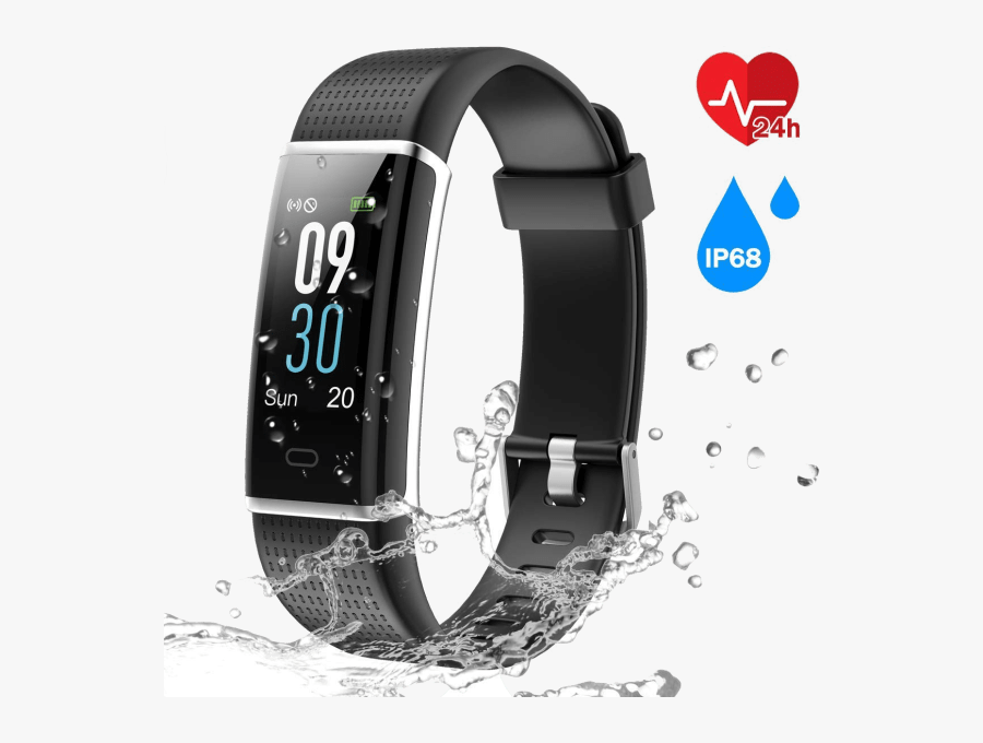 Letscom Fitness Tracker Hr Activity Tracker Watch, Transparent Clipart