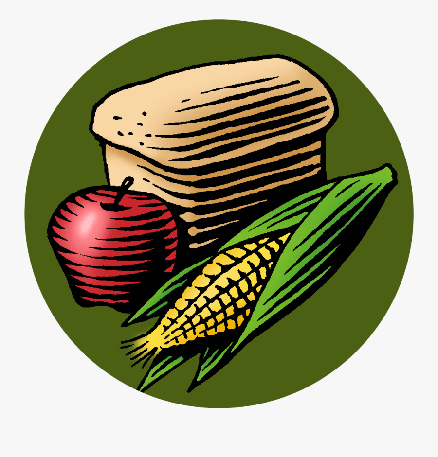 Woodcut Illustration Of Snap-eligible Food, Transparent Clipart