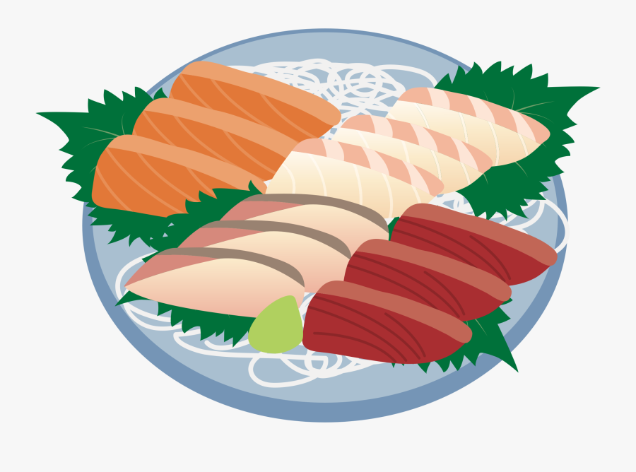 Transparent Sushi Clipart Png - Sashimi Clipart, Transparent Clipart