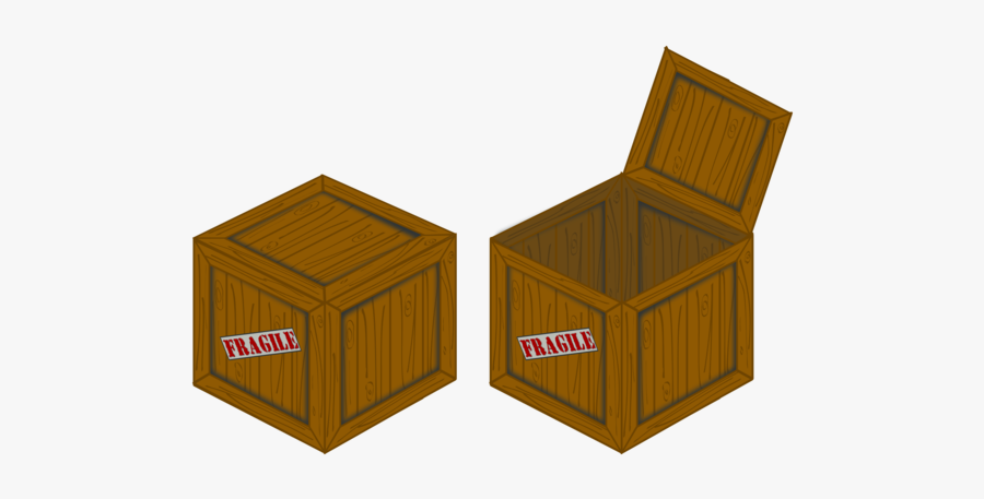 Box,angle,crate - Clip Art, Transparent Clipart