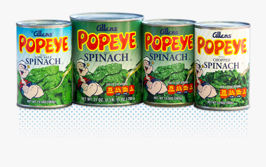 Product-cans - Popeye Products, Transparent Clipart