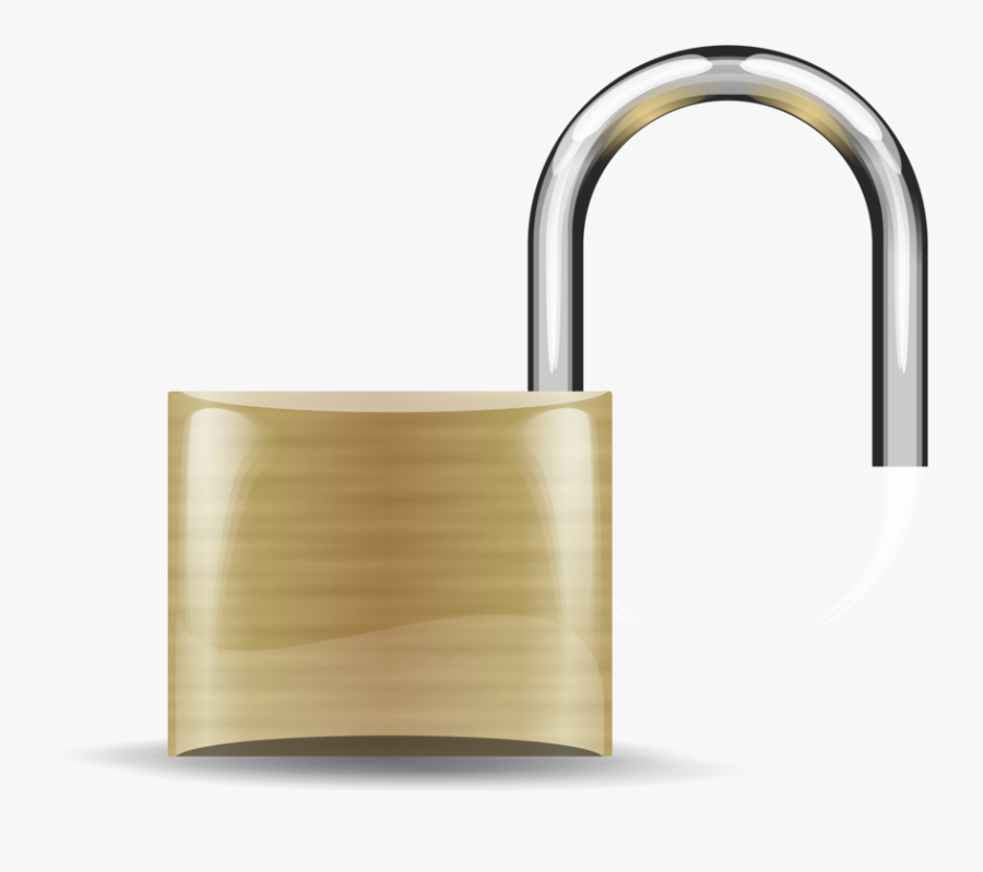 Opened Lock, Transparent Clipart