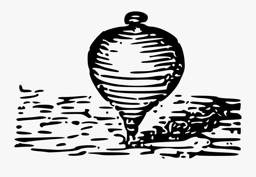 Transparent Spinning Top Clipart - Illustration, Transparent Clipart