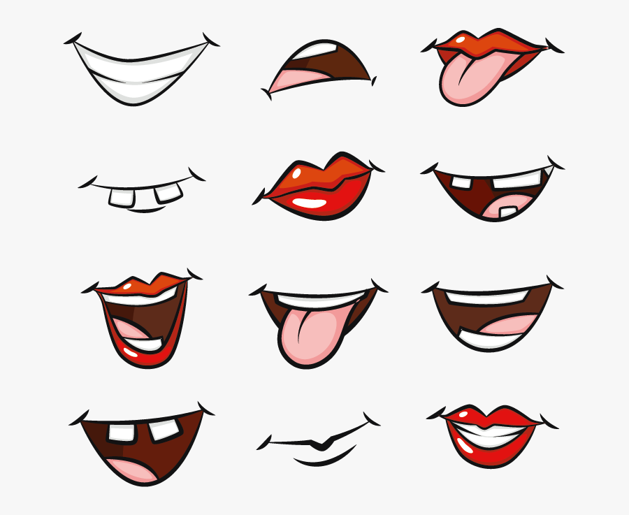 Pictures Mouth Cartoon Drawing Hd Image Free Png Clipart - Mouth Cartoon Drawing, Transparent Clipart
