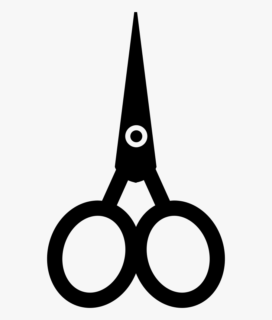 Clip Art Closed Scissors - Circle, Transparent Clipart