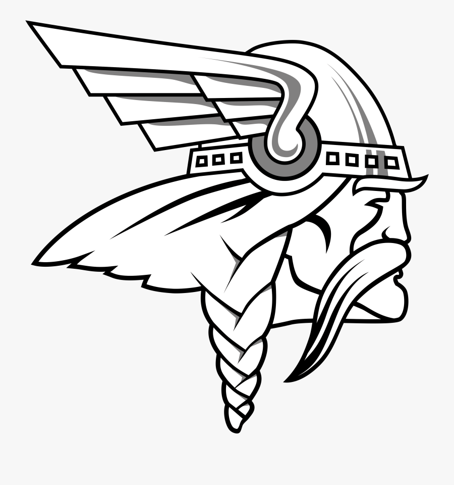 Grosse Pointe North Norsemen Logo, Transparent Clipart