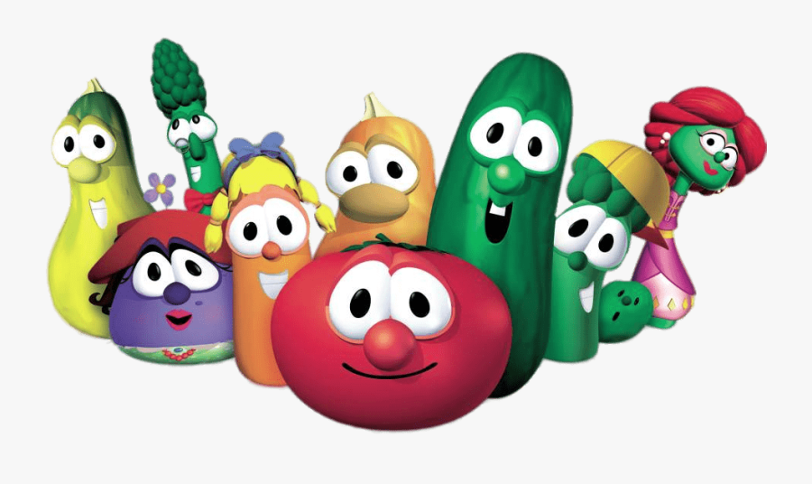 Veggietales Characters - Veggie Tales, Transparent Clipart