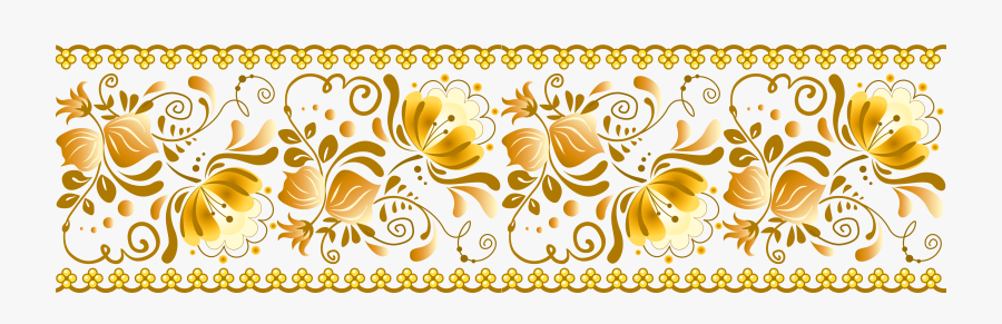 Decoration Clipart Horizontal - Decorative Transparent Design Png, Transparent Clipart