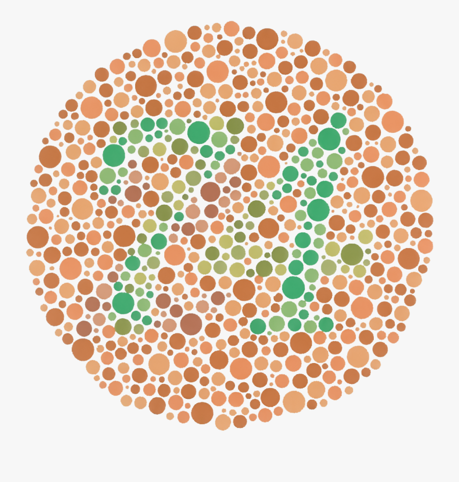 Ishihara 9 - Color Blind, Transparent Clipart