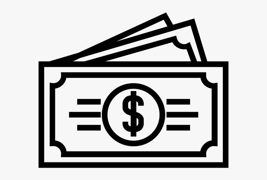 Icons Money Bill Dollar Computer Bank Stock - Dollar Money Icon Png, Transparent Clipart