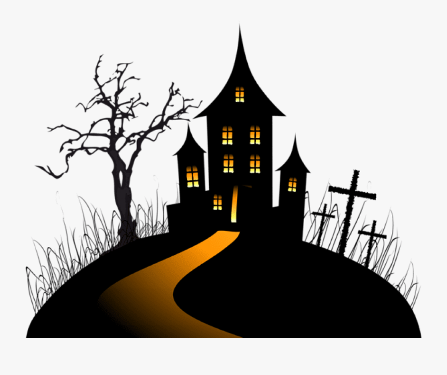 Free Png Download Halloween Creepy Castle Png Images, Transparent Clipart