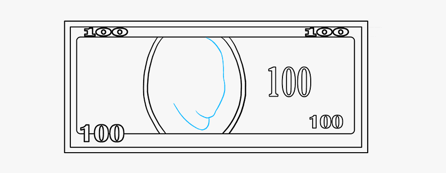 How To Draw Dollar Bill - Circle, Transparent Clipart