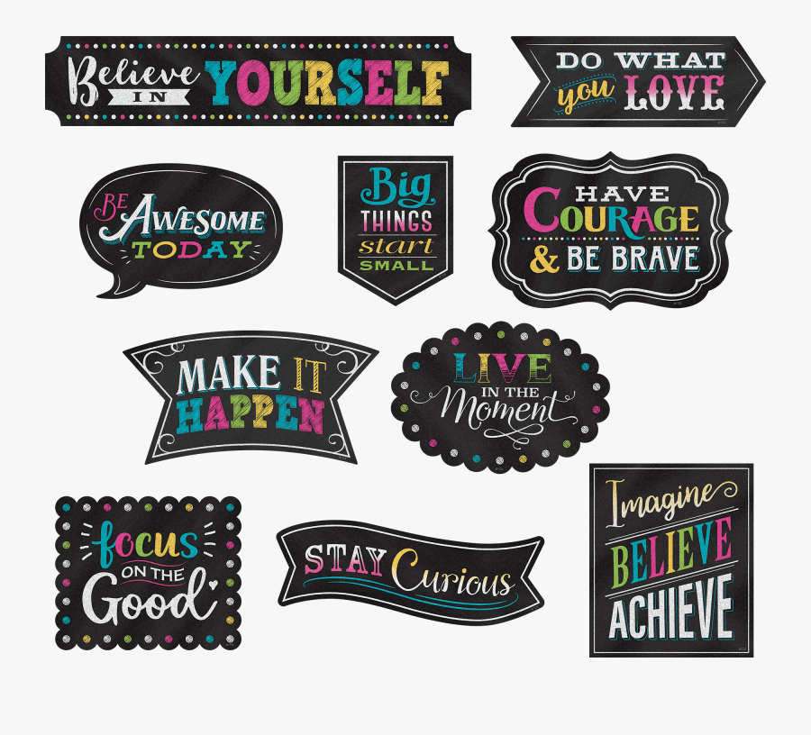 Positive Sayings, Transparent Clipart