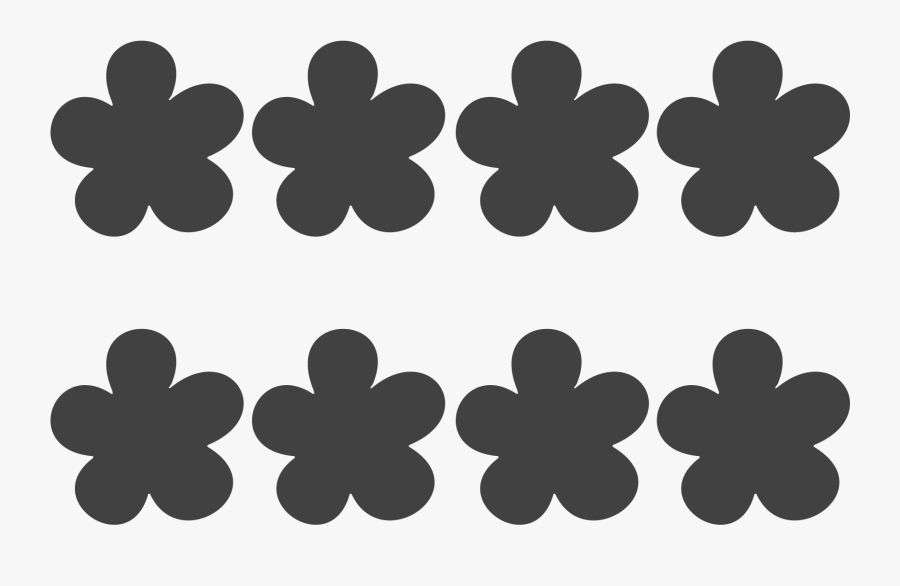 Daisy Chalkboard Labels - Shamrock, Transparent Clipart
