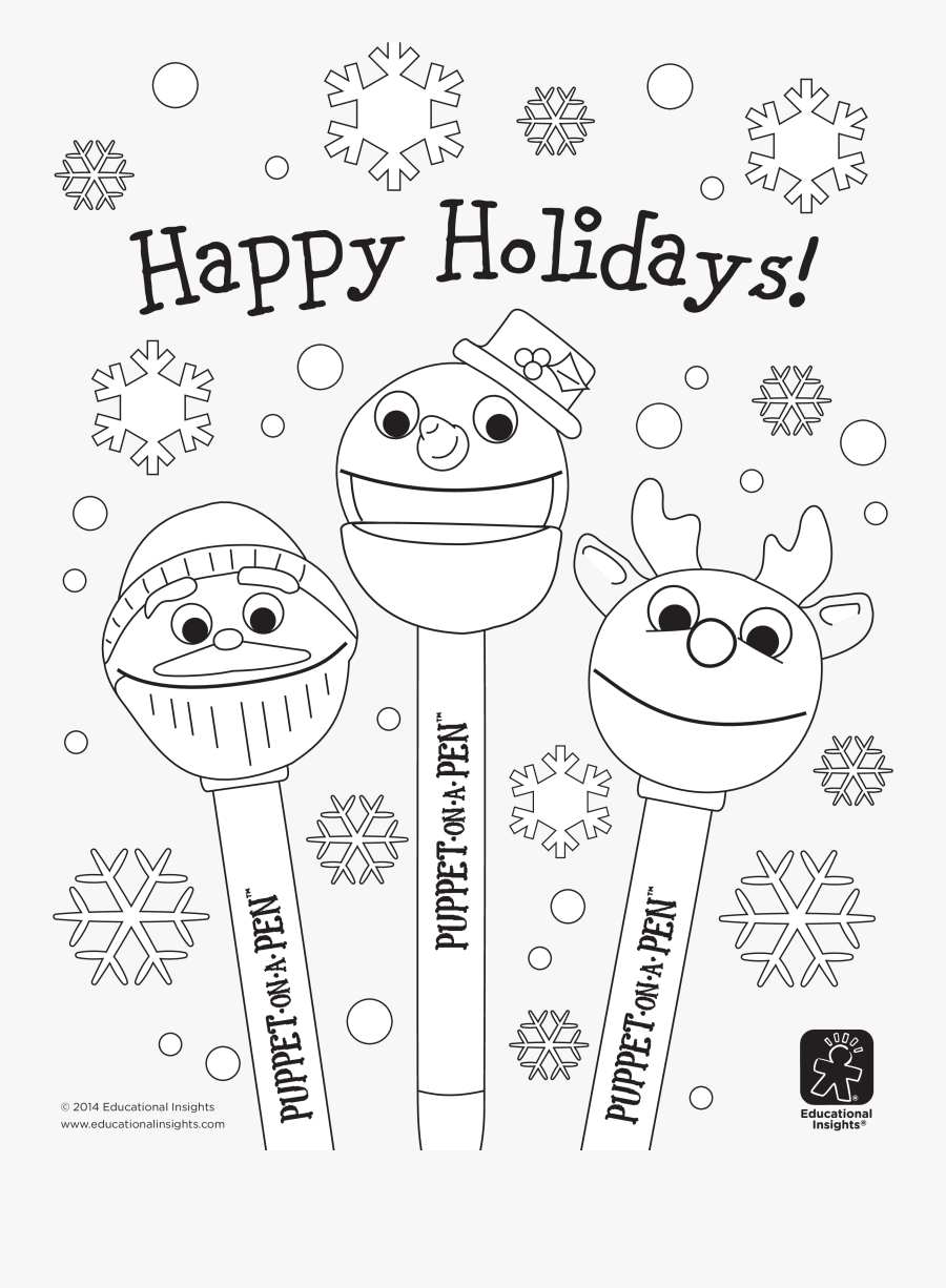 Free Coloring Pages Puppet On Apen - Good Idea, Transparent Clipart