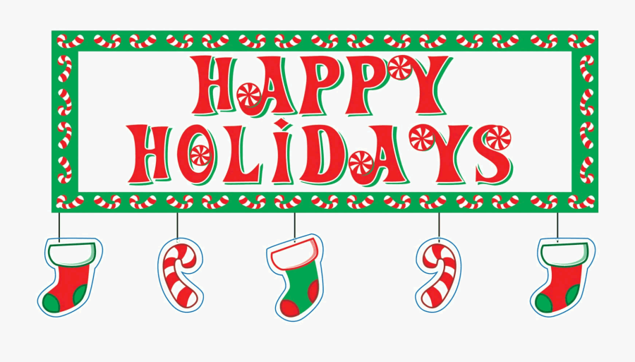 Happy Holidays Clip Art, Transparent Clipart