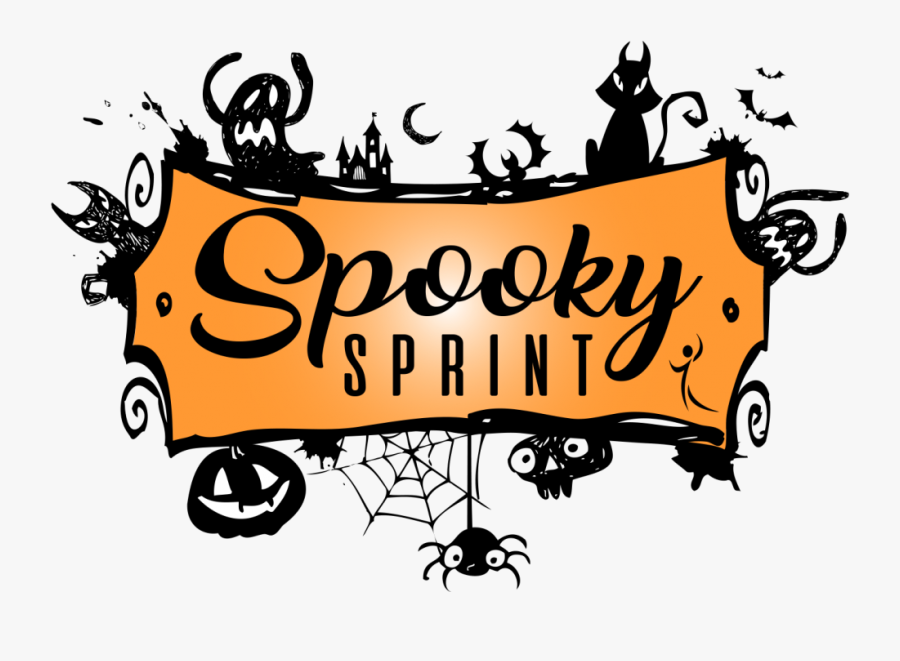 Spooky Sprint 5k / 10k - Spooky Sprint, Transparent Clipart