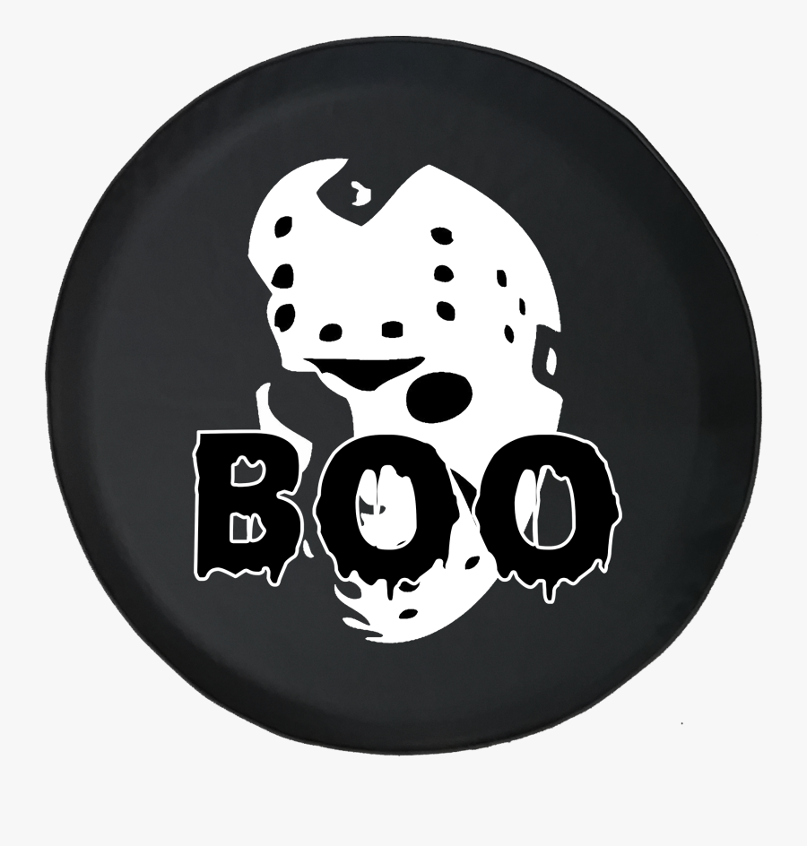 Boo Jason Scary Mask Halloween Spooky Haunted Horror - Illustration, Transparent Clipart