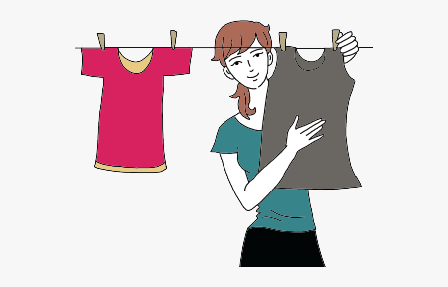 Clothes Line - Cartoon, Transparent Clipart