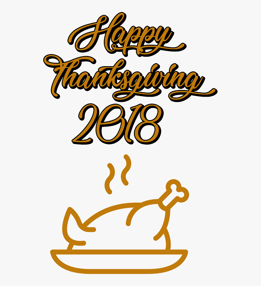 Happy Thanksgiving 2018 Smoking Turkey - Happy Thanksgiving Images 2018, Transparent Clipart