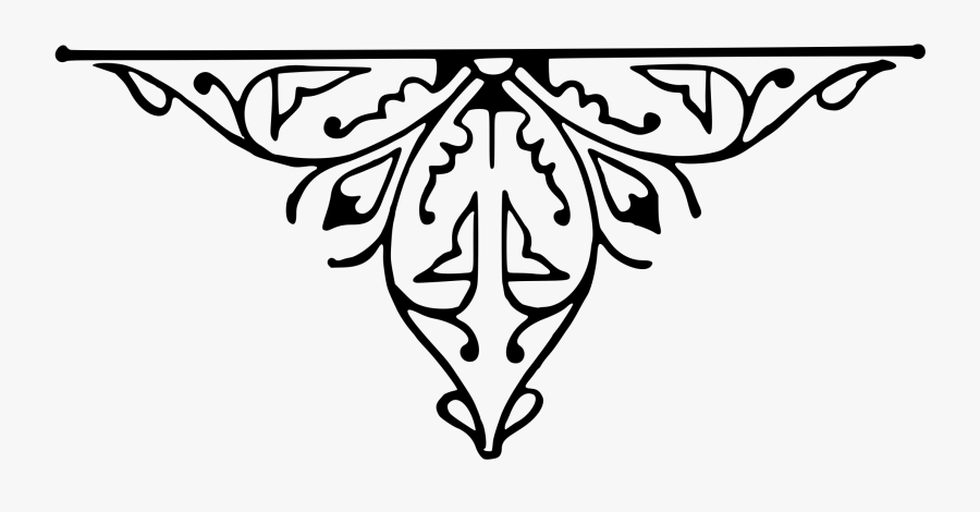 Simple Design 23 By @firkin, From A Drawing In "her - Fancy Lines, Transparent Clipart