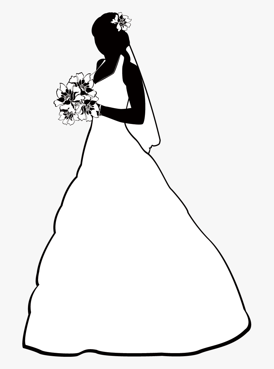Bride Royalty-free Clip Art - Illustration, Transparent Clipart