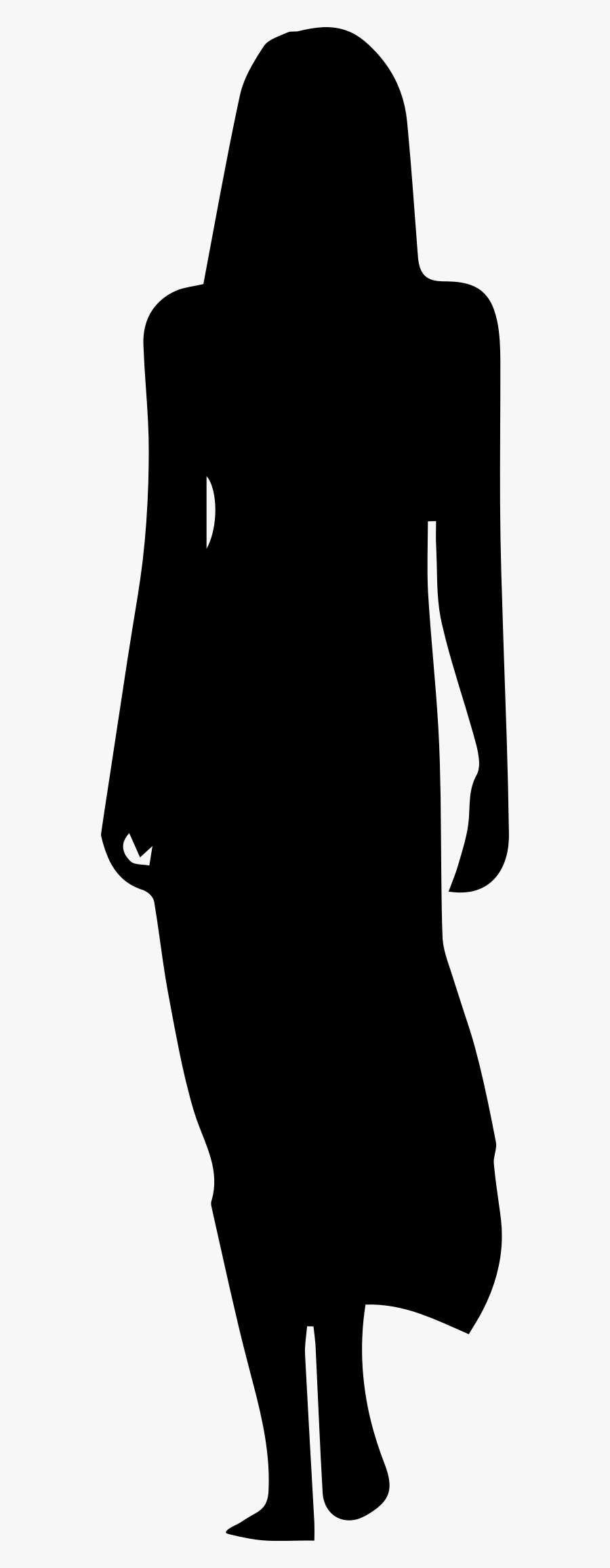Silhouette Woman In Dress At Getdrawings - Woman In Dress Icon, Transparent Clipart
