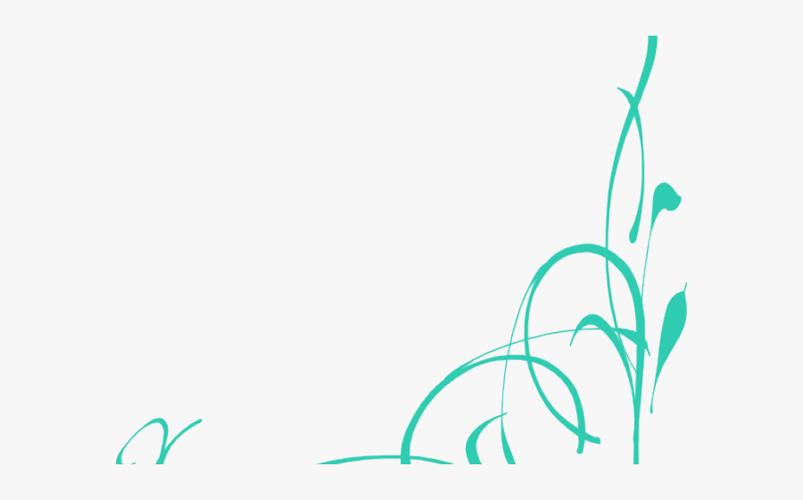 Swirl Clipart Corner - Pink Corner Design Png, Transparent Clipart