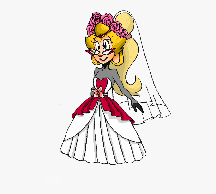 Wedding Dress - Cartoon, Transparent Clipart