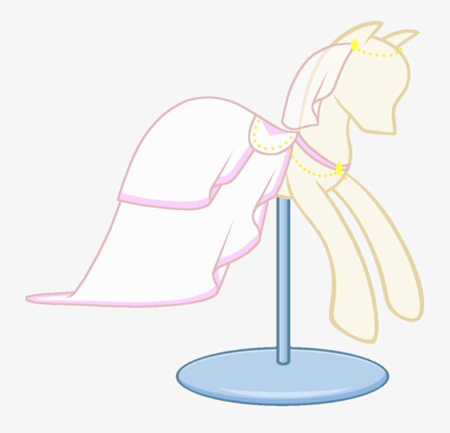 Wedding Dress Pink Bride Out Of Stock - Mlp Wedding Dress, Transparent Clipart