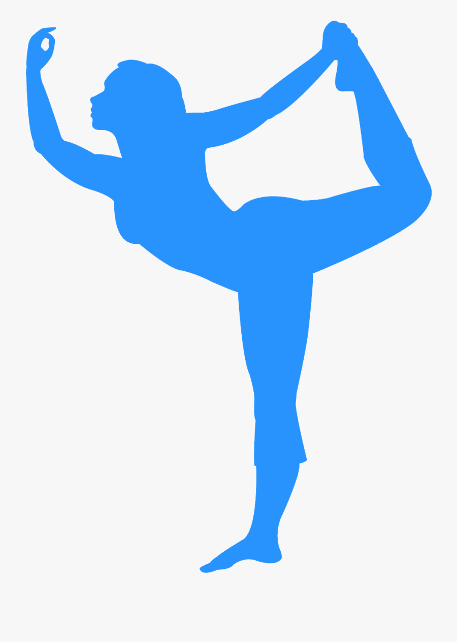 Silhouette Yoga Poses Vector, Transparent Clipart