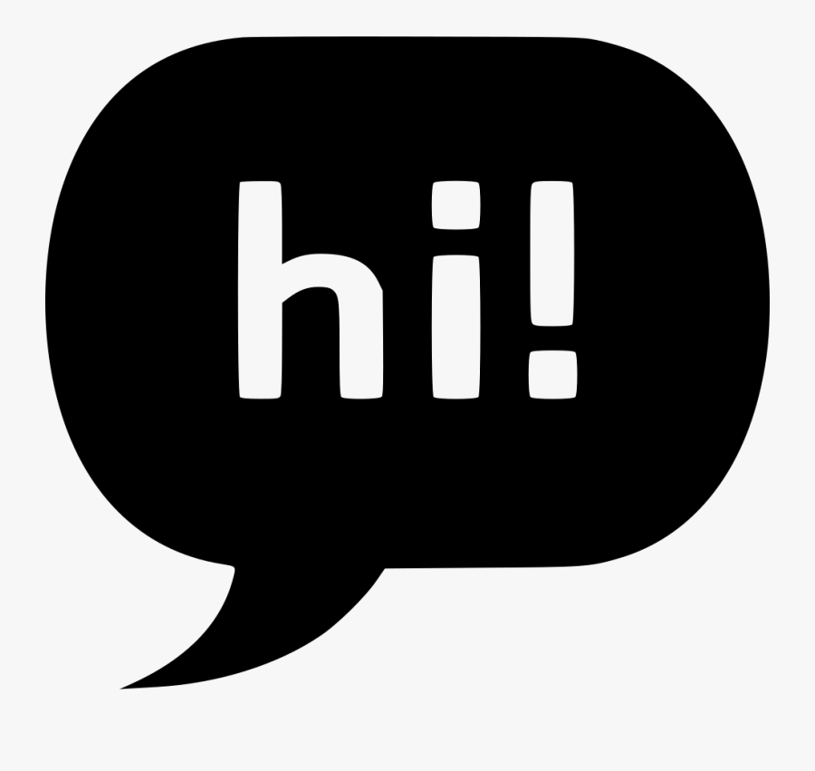 Transparent Hi Icon Png, Transparent Clipart