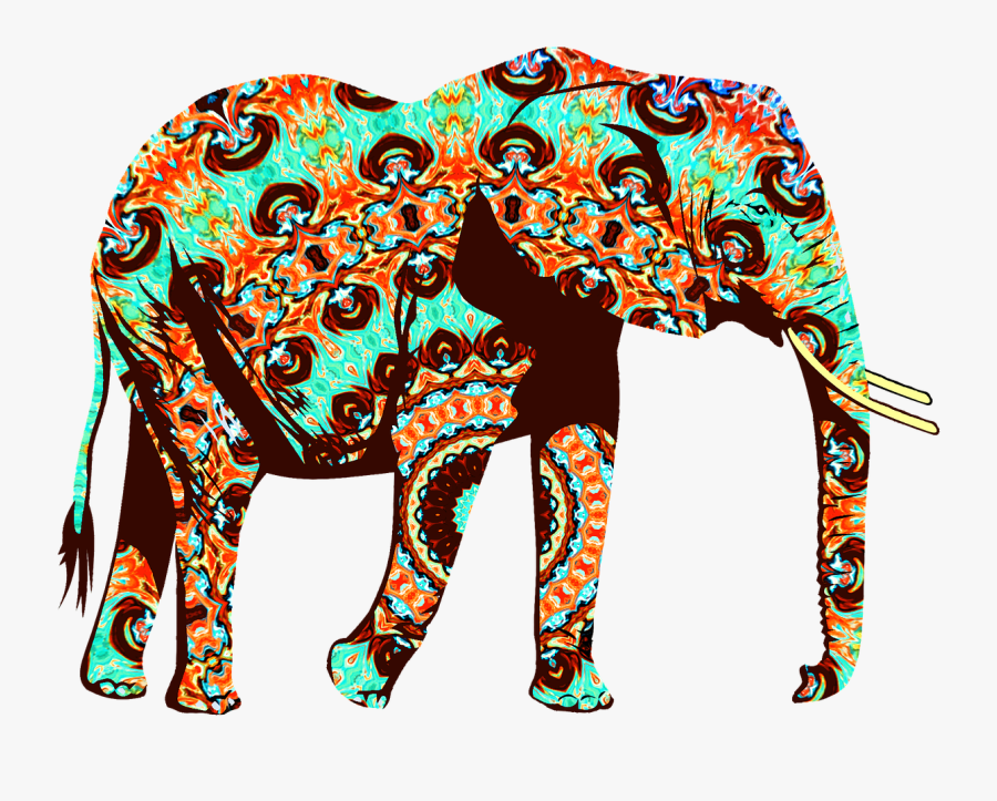 Animal,elephant,zoo,zoo Clipart , Png Download - Colourful Elephant African, Transparent Clipart