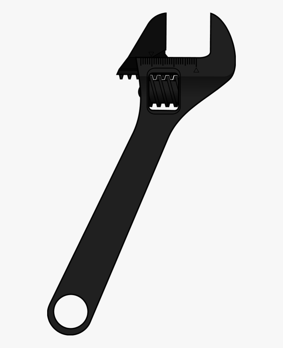 Adjustable Wrench - Adjustable Wrench Clipart, Transparent Clipart