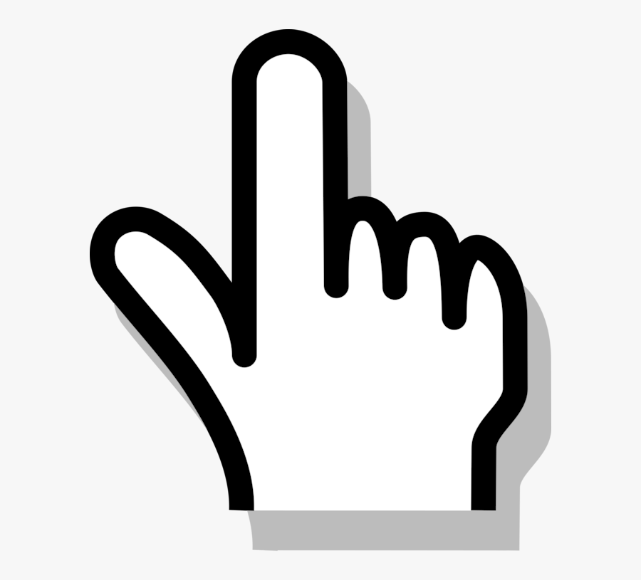 Thumb,area,text - Pointing Finger Transparent Background, Transparent Clipart