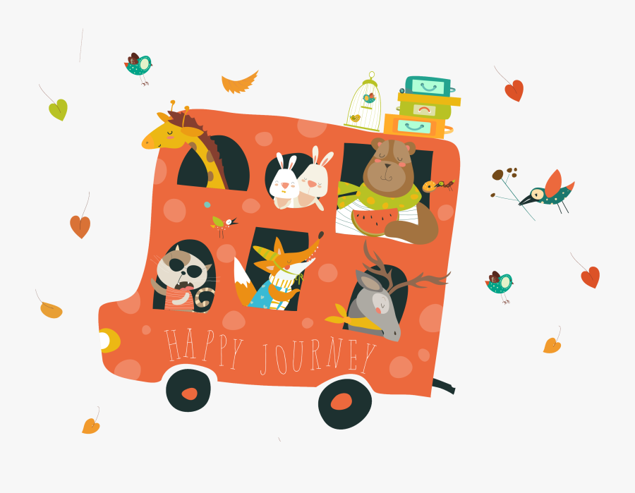 Bus, Transparent Clipart