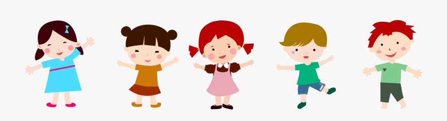The Full Day Camp Includes A Blend Of Academics In - Flat Vector Children, Transparent Clipart