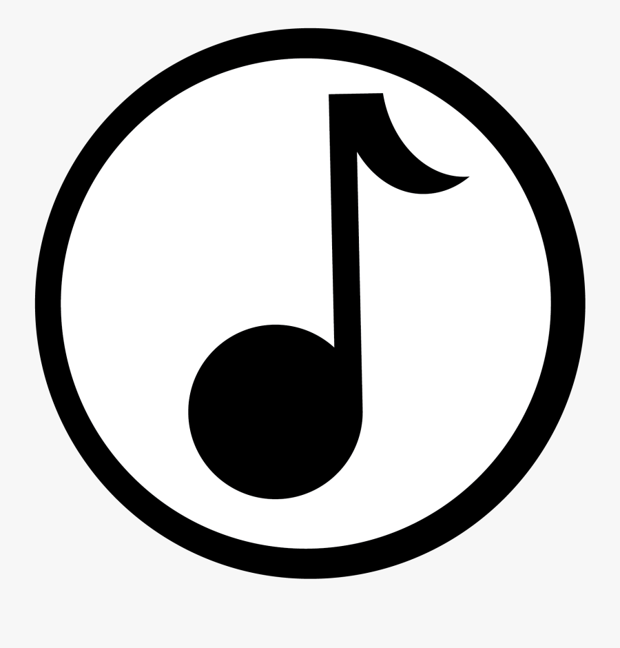 Kindermusik-musicnote Icon Blkcirclering - Kindermusik Music Note Logo, Transparent Clipart