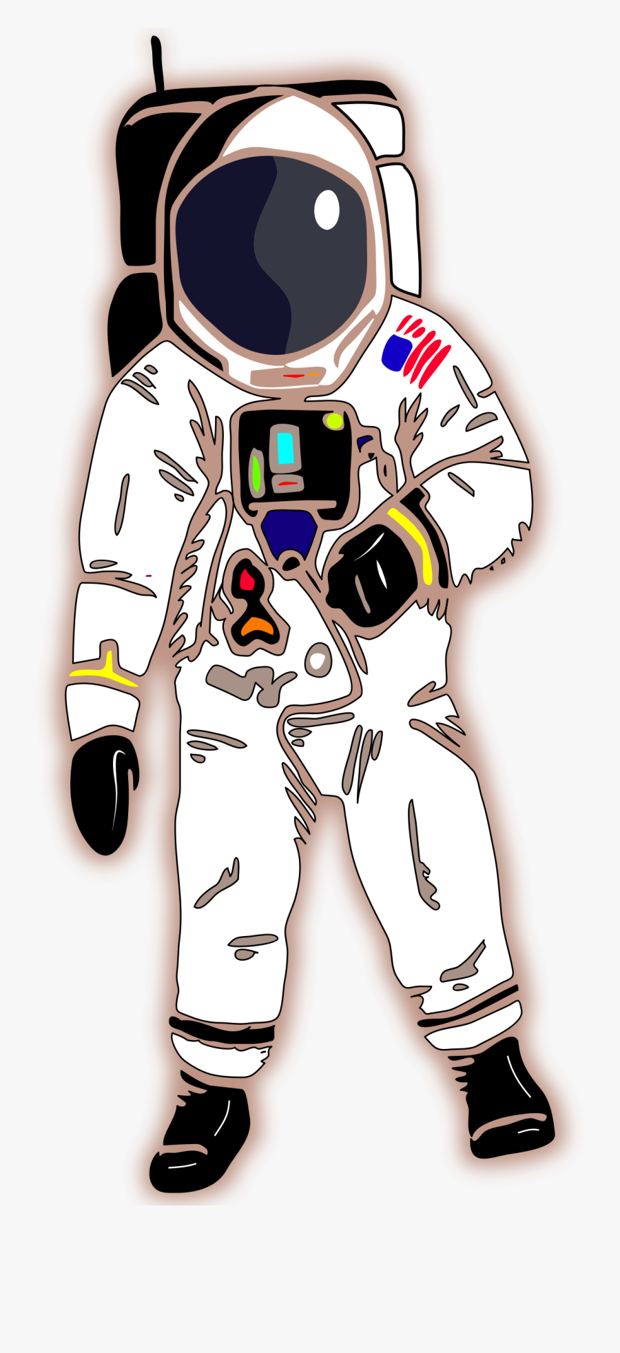 Transparent Astronaut Clip Art - Dancing Astronaut Gif Png, Transparent Clipart