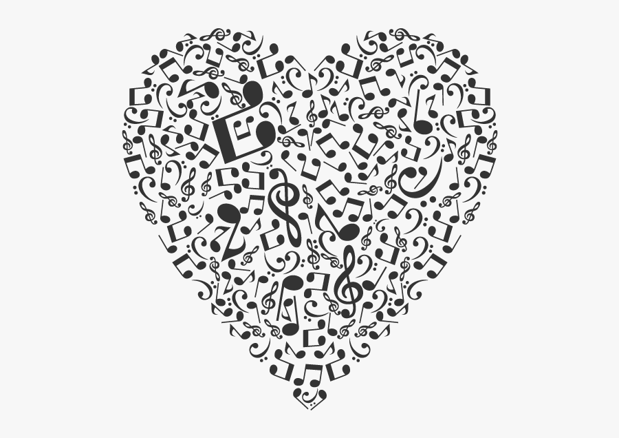 Musical Note Wall Stencil, Transparent Clipart