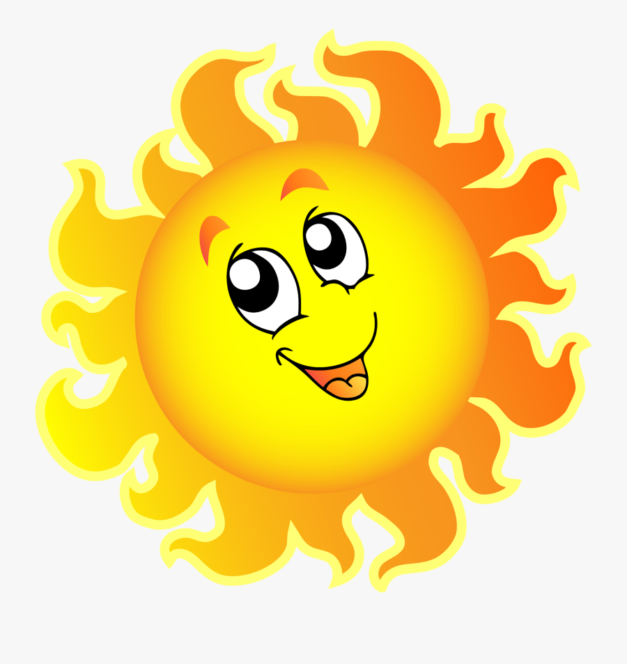 Illusion Clipart Kid Drawing Cartoon Sun And Clouds