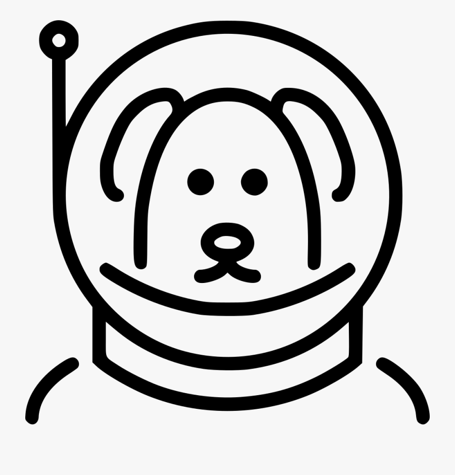 Dog Astronaut Svg Png Icon Free Download - Astronaut Dog Icon, Transparent Clipart
