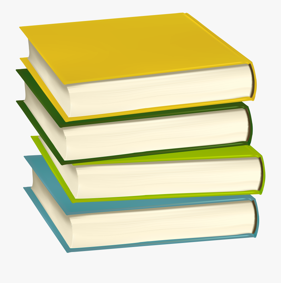 Book Clipart Pile, Transparent Clipart