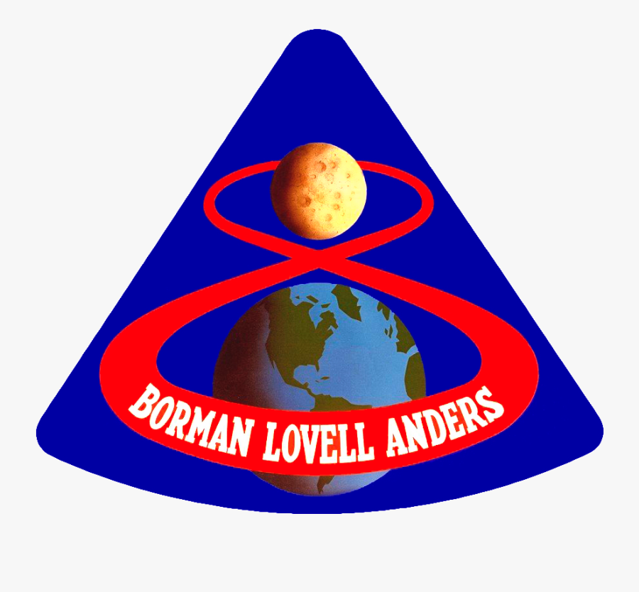 Apollo 8 Mission Patch, Transparent Clipart